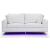 U98 Velvet/Leatherette Living Room Set w/LED Lighting