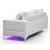 U98 Faux Leather Sofa w/LED Lighting
