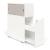Boxi Office Lockable Storage Tower w/Sliding Doors Top Bookcase