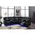 UM02 Sectional Sofa w/Power Recliner & LED Light