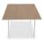 Unit Office Veneer Square High Table, W55.1