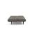 Unfurl Fabric Sofa Bed w/Dark Wood Legs