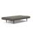 Unfurl Fabric Sofa Bed w/Dark Wood Legs