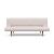 Unfurl Fabric Sofa Bed w/Dark Wood Legs