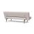 Unfurl Fabric Sofa Bed w/Dark Wood Legs