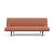 Unfurl Fabric Sofa Bed w/Dark Wood Legs