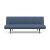 Unfurl Fabric Sofa Bed w/Dark Wood Legs