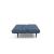 Unfurl Fabric Sofa Bed w/Dark Wood Legs