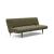 Unfurl Fabric Sofa Bed w/Dark Wood Legs
