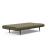 Unfurl Fabric Sofa Bed w/Dark Wood Legs