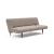 Unfurl Fabric Sofa Bed w/Dark Wood Legs
