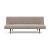Unfurl Fabric Sofa Bed w/Dark Wood Legs