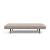 Unfurl Fabric Sofa Bed w/Dark Wood Legs