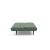 Unfurl Fabric Sofa Bed w/Dark Wood Legs