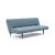 Unfurl Fabric Sofa Bed w/Dark Wood Legs