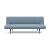 Unfurl Fabric Sofa Bed w/Dark Wood Legs