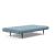 Unfurl Fabric Sofa Bed w/Dark Wood Legs