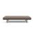 Unfurl Fabric Sofa Bed w/Dark Wood Legs