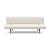 Unfurl Fabric Sofa Bed w/Dark Wood Legs