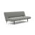 Unfurl Fabric Sofa Bed w/Dark Wood Legs