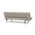 Unfurl Fabric Sofa Bed w/Dark Wood Legs
