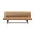 Unfurl Fabric Sofa Bed w/Dark Wood Legs
