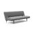 Unfurl Fabric Sofa Bed w/Dark Wood Legs