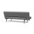 Unfurl Fabric Sofa Bed w/Dark Wood Legs