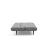 Unfurl Fabric Sofa Bed w/Dark Wood Legs