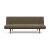 Unfurl Fabric Sofa Bed w/Dark Wood Legs