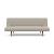 Unfurl Fabric Sofa Bed w/Dark Wood Legs