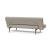 Unfurl Fabric Sofa Bed w/Dark Wood Legs