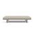 Unfurl Fabric Sofa Bed w/Dark Wood Legs