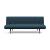 Unfurl Fabric Sofa Bed w/Dark Wood Legs