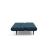 Unfurl Fabric Sofa Bed w/Dark Wood Legs