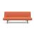 Unfurl Fabric Sofa Bed w/Dark Wood Legs