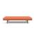 Unfurl Fabric Sofa Bed w/Dark Wood Legs