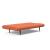 Unfurl Fabric Sofa Bed w/Dark Wood Legs