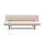 Unfurl Fabric Sofa Bed w/Dark Wood Legs