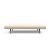 Unfurl Fabric Sofa Bed w/Dark Wood Legs