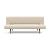 Unfurl Fabric Sofa Bed w/Dark Wood Legs
