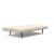 Unfurl Fabric Sofa Bed w/Dark Wood Legs