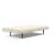 Unfurl Fabric Sofa Bed w/Dark Wood Legs