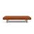 Unfurl Fabric Sofa Bed w/Dark Wood Legs