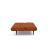 Unfurl Fabric Sofa Bed w/Dark Wood Legs
