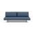 Unfurl Lounger Fabric Sofa Bed w/Dark Wood Legs