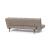 Unfurl Lounger Fabric Sofa Bed w/Dark Wood Legs