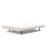 Unfurl Lounger Fabric Sofa Bed w/Dark Wood Legs