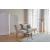 Unfurl Fabric Sofa Bed w/Dark Wood Legs