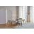 Unfurl Fabric Sofa Bed w/Dark Wood Legs